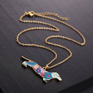 New Puppy Pride Enamel Pendant Necklace